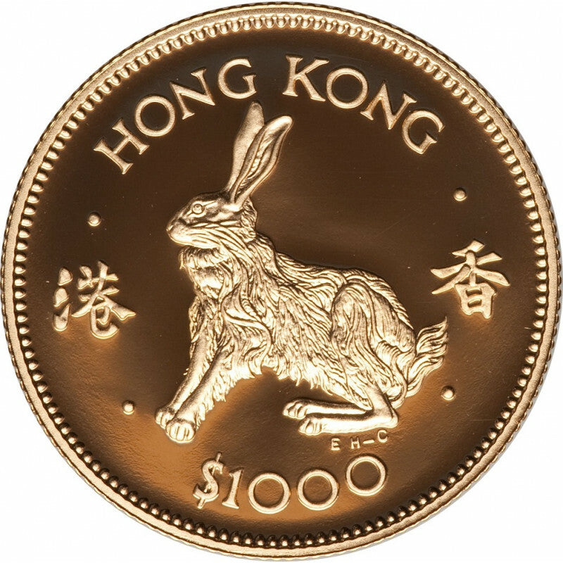 1987年香港12生肖兔年紀念金幣