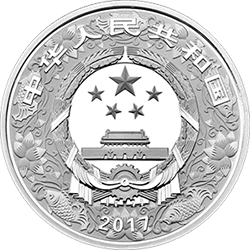 2017中國丁酉（雞）年金銀紀念幣1公斤圓形銀質紀念幣 - 圖片 2