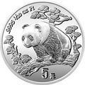 1997版熊貓金銀鉑及雙金屬紀念幣1-20盎司圓形鉑質紀念幣