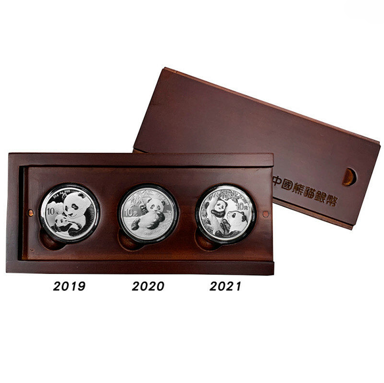 2020-2021-2022熊貓30克銀幣3V套裝