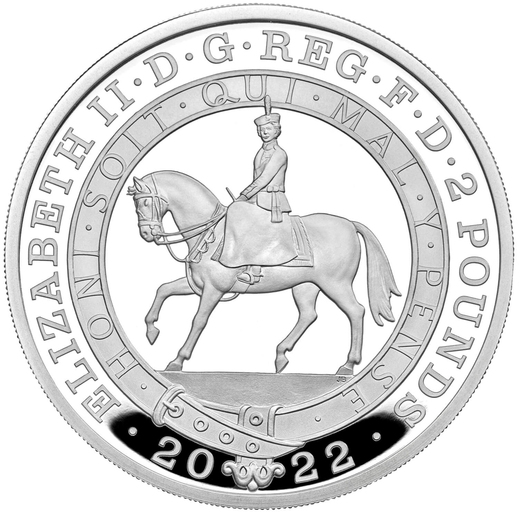 2022年英國和加拿大發行女王鉑金禧年精製銀套幣（英國和加拿大各1枚1盎司精製銀幣） - 圖片 2