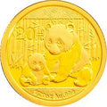 2012版熊貓金銀紀念幣1-20盎司圓形金質紀念幣