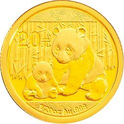 2012版熊貓金銀紀念幣1-20盎司圓形金質紀念幣