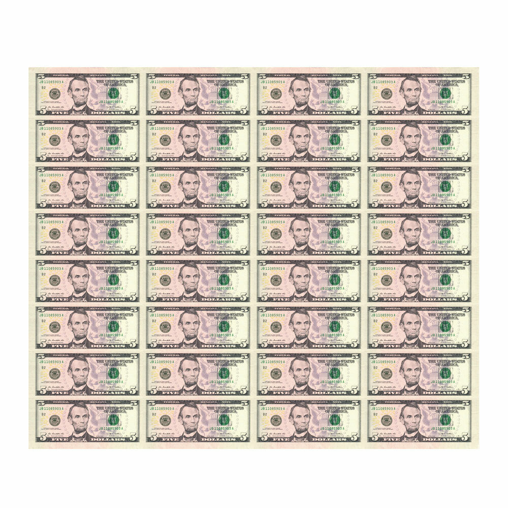 5美元32連體鈔