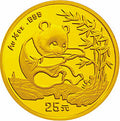 1994版熊貓金銀鉑及雙金屬紀念幣1-4盎司圓形金質紀念幣