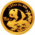 2007中國熊貓金幣發行25周年金銀紀念幣1-25盎司圓形金質紀念幣R