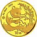 1994版熊貓金銀鉑及雙金屬紀念幣1-10盎司圓形金質紀念幣(P)