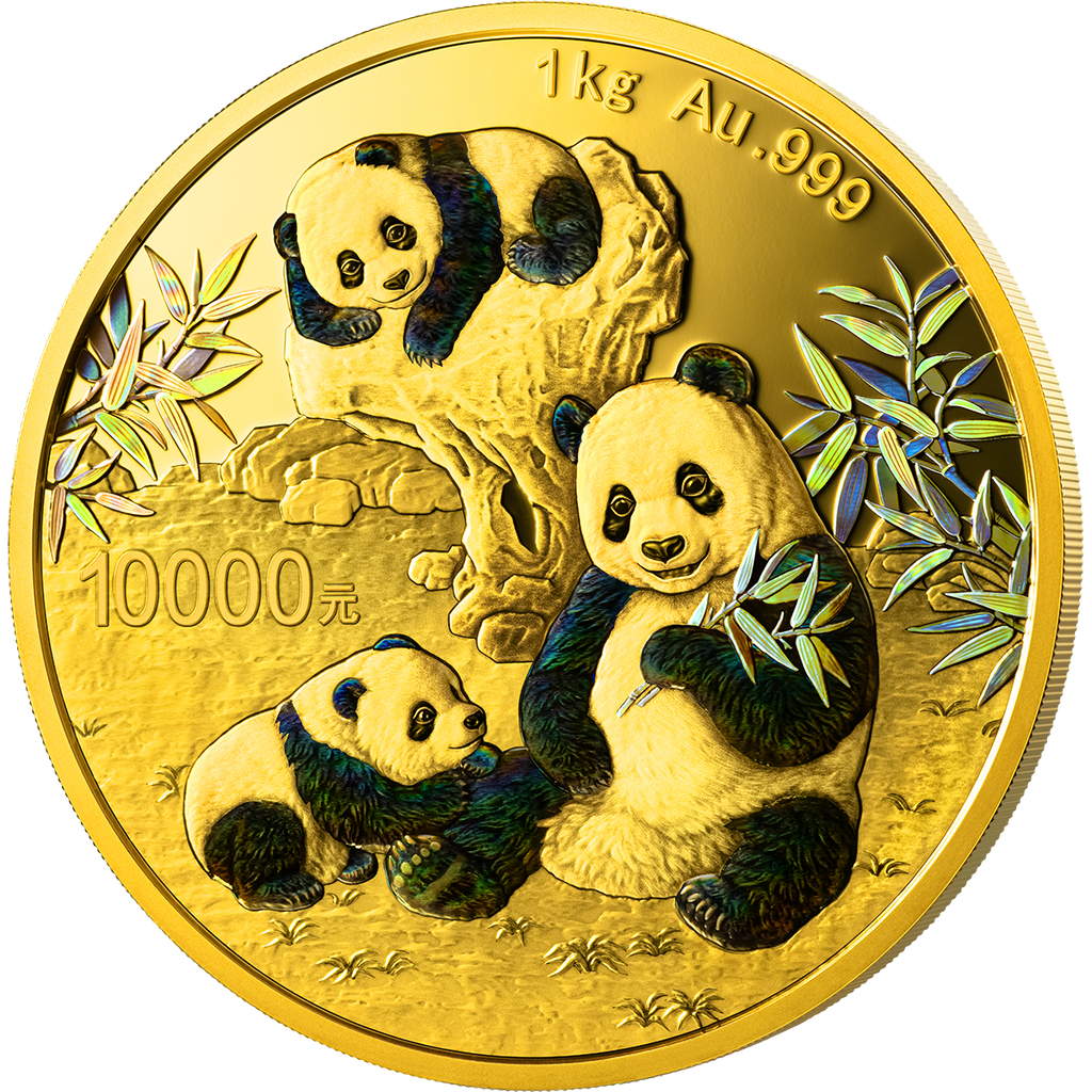 2025版熊貓1公斤精製紀念金幣