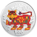 2010中國庚寅（虎）年金銀紀念幣5盎司圓形銀質彩色紀念幣