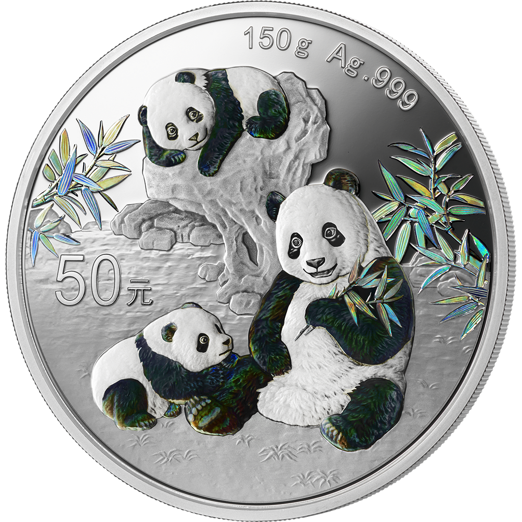 2025版熊貓150克精製紀念銀幣