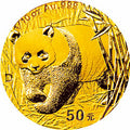 2001版熊貓金銀紀念幣1-10盎司金質紀念幣