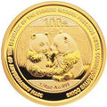 2009中國現代貴金屬紀念幣發行30周年熊貓加字金銀紀念幣1-4盎司金質紀念幣