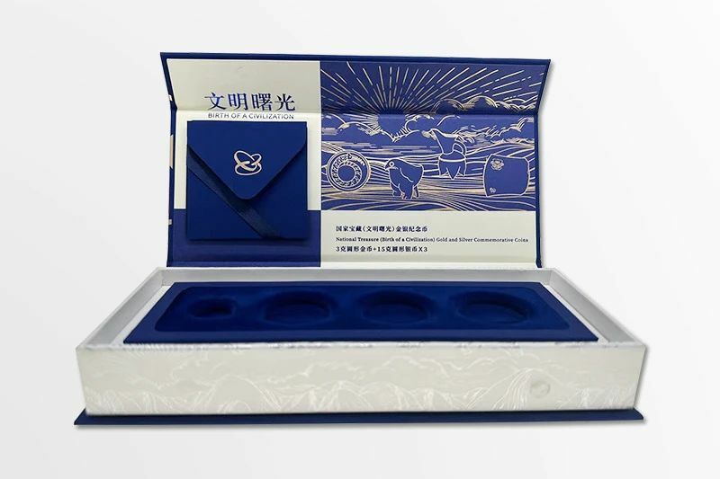 2023國家寶藏（文明曙光）金銀紀念幣套裝 - 圖片 8
