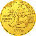 1984版熊貓12盎司金質紀念幣