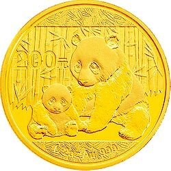2012版熊貓金銀紀念幣1-2盎司圓形金質紀念幣