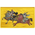2011中國古典文學名著——《水滸傳》彩色金銀紀念幣（第3組）5盎司彩色長方形金質紀念幣