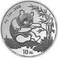 1994版熊貓金銀鉑及雙金屬紀念幣1盎司圓形銀質紀念幣B