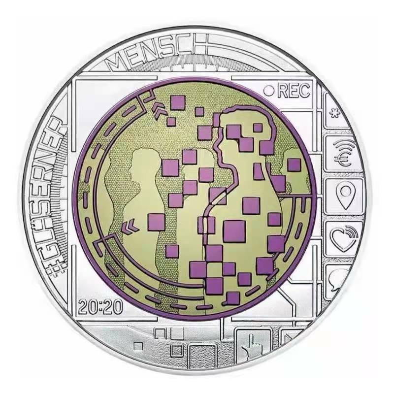2020 奧地利 大數據16.5克鈮銀雙金屬紀念幣 - 圖片 2