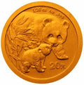 2004版熊貓貴金屬紀念幣1-20盎司圓形金質紀念幣