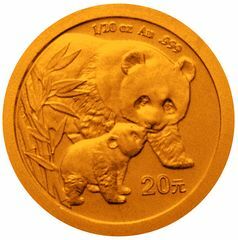 2004版熊貓貴金屬紀念幣1-20盎司圓形金質紀念幣