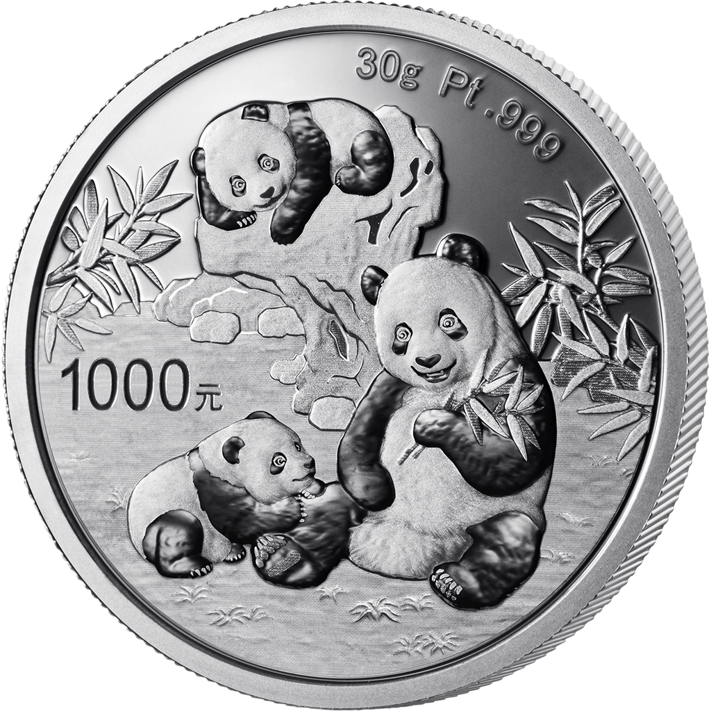 2025版熊貓30克紀念鉑幣