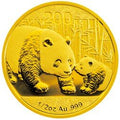 2011版熊貓金銀紀念幣1-2盎司圓形金質紀念幣