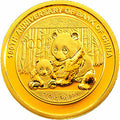 2012中國銀行成立100周年熊貓加字金銀紀念幣1-4盎司圓形金質紀念幣