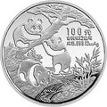 1990版熊貓12盎司銀質紀念幣
