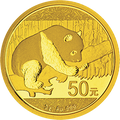 2016版熊貓金銀紀念幣3克圓形金質紀念幣