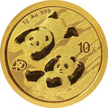 2022版熊貓1克投資金幣