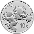 2018吉祥文化金銀紀念幣30克圓形銀質紀念幣B