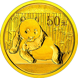 2015版熊貓金銀紀念幣3.110克（1-10盎司）圓形金質紀念幣