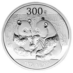 2009版熊貓金銀紀念幣1公斤銀質紀念幣