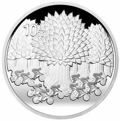 2003環境保護——植樹節銀質紀念幣1盎司銀質紀念幣A