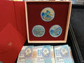 2023中國古代名畫系列（千里江山圖）銀幣套裝（3枚60克銀幣）(特別號碼）