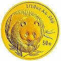 2003版熊貓貴金屬紀念幣1-10盎司圓形金質紀念幣