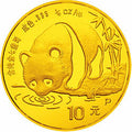 1987版熊貓金鉑紀念幣1-10盎司圓形金質紀念幣(P)