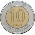 1994年香港10元洋紫荊紀念金幣