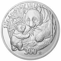 2005版熊貓貴金屬紀念幣1公斤銀幣