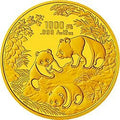1992版熊貓12盎司金質紀念幣
