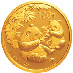 2006版熊貓金銀紀念幣1-4盎司金幣