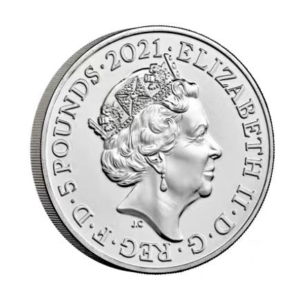 英國2021年節日禮物彼得兔铜镍合金紀念幣1枚 - 圖片 2