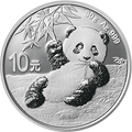 2020版熊貓金銀紀念幣30克圓形銀質紀念幣
