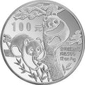1988版熊貓12盎司銀質紀念幣