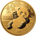 2020版熊貓金銀紀念幣150克圓形金質紀念幣