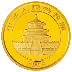 2009版熊貓金銀紀念幣5盎司金質紀念幣 - 圖片 2