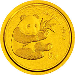 2000版熊貓金銀紀念幣1-20盎司圓形金質紀念幣