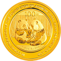2009中國農業銀行股份有限公司成立熊貓加字金銀紀念幣1-4盎司金質紀念幣