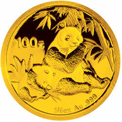 2007版熊貓金銀紀念幣1-4盎司圓形金質紀念幣