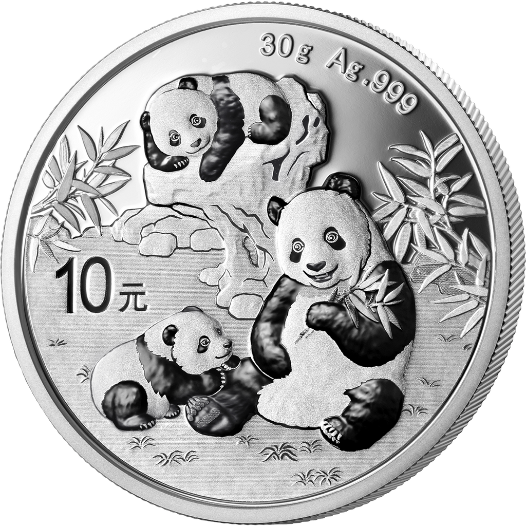 2025版熊貓30克紀念銀幣